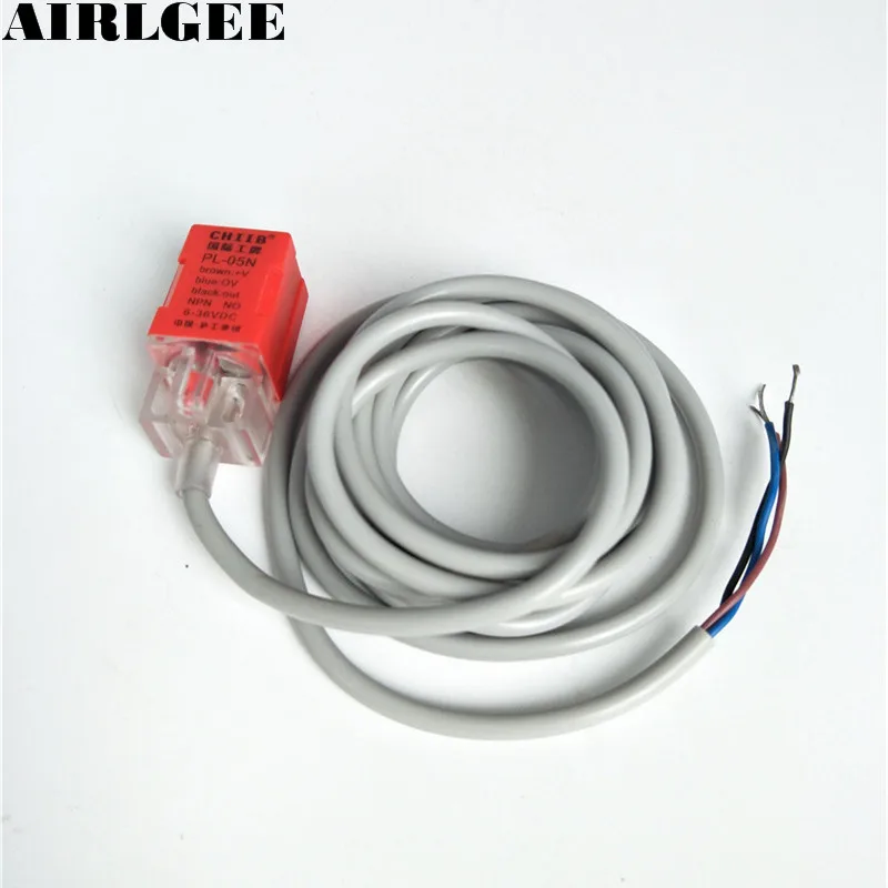 PL-05N NPN 5mm Inductive Proximity Sensor Switch 3 Wire DC 6-36V 1.5M Cable