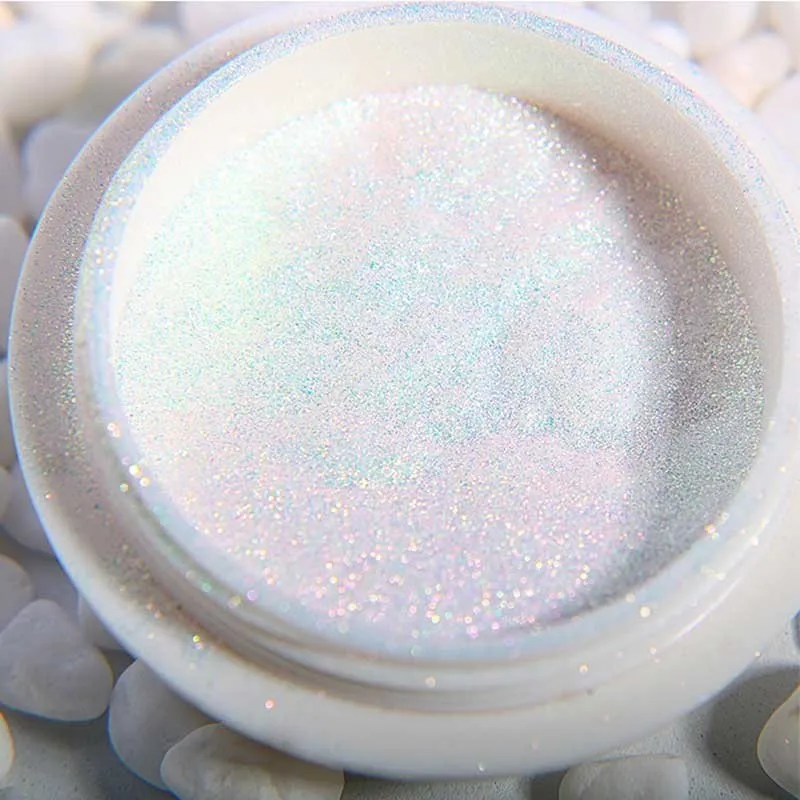 

1pc 0.3g Mermaid Nail Glitter Powder Pearl Shell Shimmer Powder Glimmer Dust Pretty Shimmer Laser Glitters Nail Art Decorations