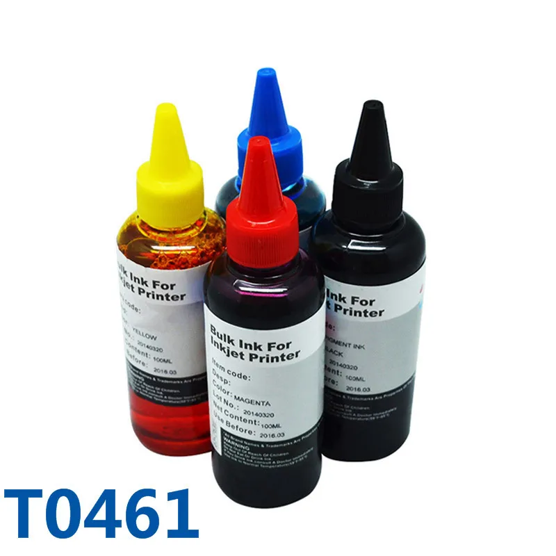 400ml T0461 T0472 Dye Printer Ink Refill Ink Kit For Epson Stylus C63/C65/C83/C85/CX3500/CX4500/CX6300/CX6500 Excellent Quality