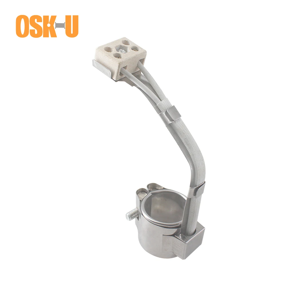 Banda aquecedor 220v faixa de aquecimento 30mm interno 30/35/40/45/50mm altura de aço inoxidável elemento elétrico potência 85/100/110/130/150w