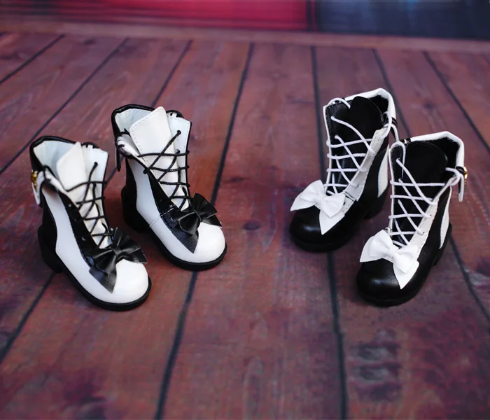 D01-P060 children handmade toy 1/3 1/4 Doll Accessories BJD/SD doll shoes Star sailor collar boots 1pair