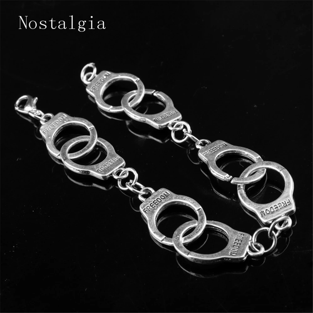 New Fashion Fifty Shades Of Grey Inspired 50 Shades Charms Bracelet Tie Handcuffs Gray Bracelets Women Crime Bracelet Punk image 2