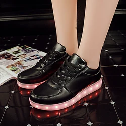 RayZing Unisex mężczyźni buty Led 11 kolorów lampa neonowa up buty dla dorosłych kosz Luminous świecące czarne białe obuwie Casual ze światłem