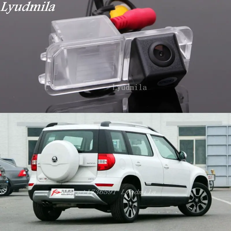 FOR Volkswagen Beetle Crosspolo /Skoda Yeti 2013 2015 2017 Car Rear View Camera HD CCD NIght Vision License Plate Lamp OEM