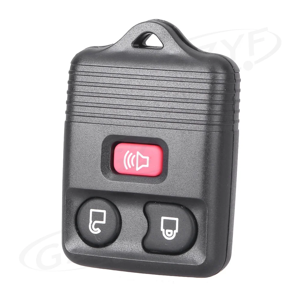 Car Remote Key Fob Shell Case 3 Buttons for Ford F150 F250 F350 Keyless Entry 1998 1999 2000 2001 2002 2003 2004 2005 2006-2016