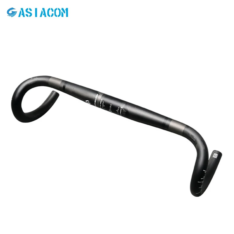 

ASIACOM UD Full Carbon Fibre Road Handlebar Outer Line Road Bike Bent Bar Handlebar Circular Bicycle Parts 31.8*400/420/440mm