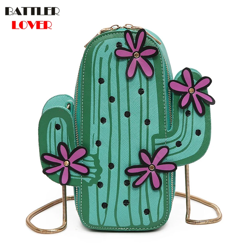 Cactus Shape Handbags Women Fashion Handbag Women Luxury Brand Shoulder Bags Messenger Bags Female Crossbody Bags Bolsa Feminina