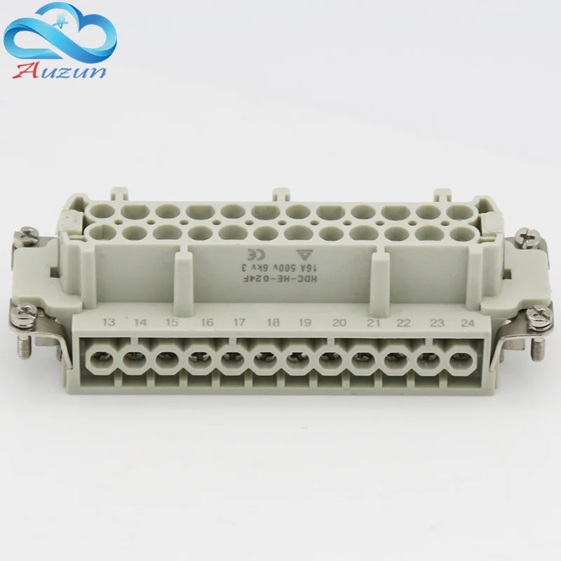 24 core Heavy duty connector HDC-HE-24 The male connector and the female connector 16A500V Aviation plug core