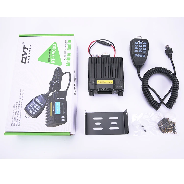 QYT-radio bidireccional móvil para coche, walkie-talkie montado en el vehículo, 4 bandas, cuatro bandas, cuatro en espera, KT-7900D