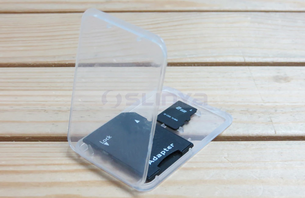 1000 teile/los Kunststoff Standard SD SDHC Speicher Karte Fall Halter Box Lagerung Tragen Lagerung Box für SD TF Karte – Detail 9
