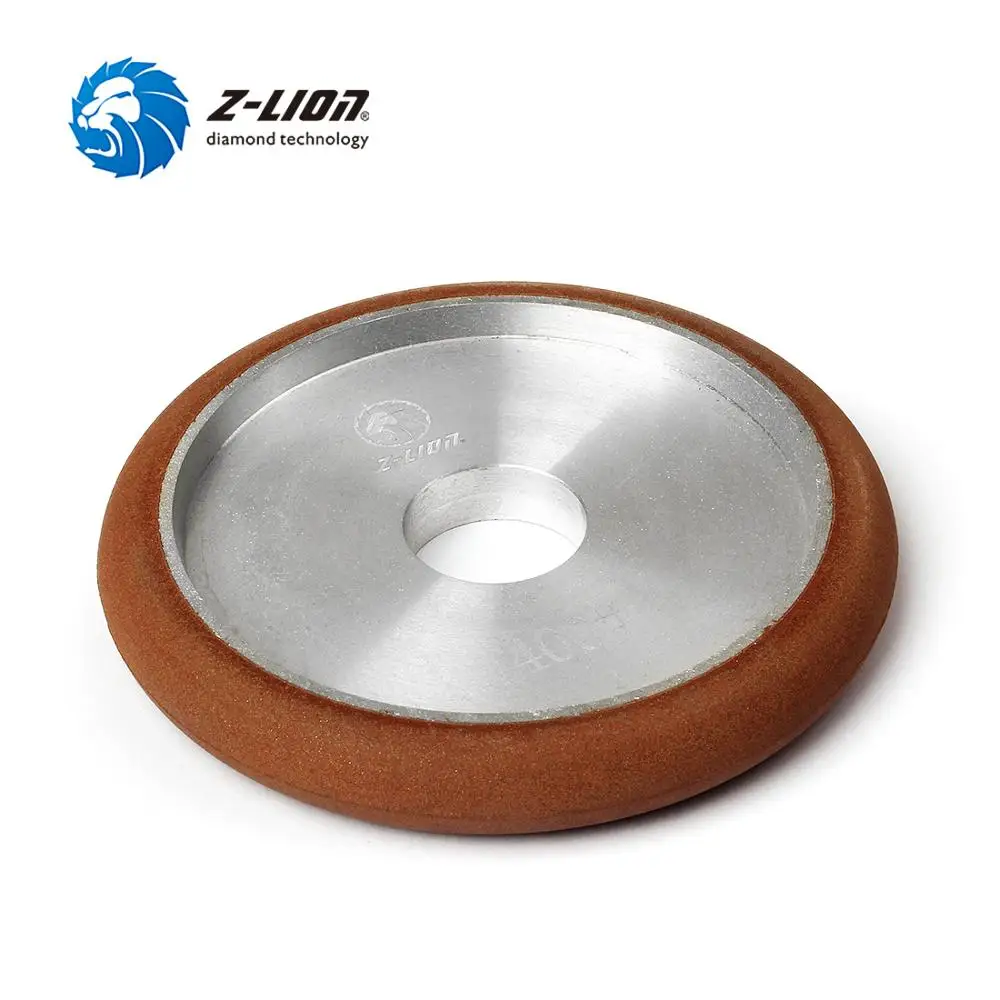 Z-LION diament Fluting koła obligacji żywicy 14mm grubości R7 typu flety koła do granitu i marmuru szlifowania narzędzia Grit 50 -3000