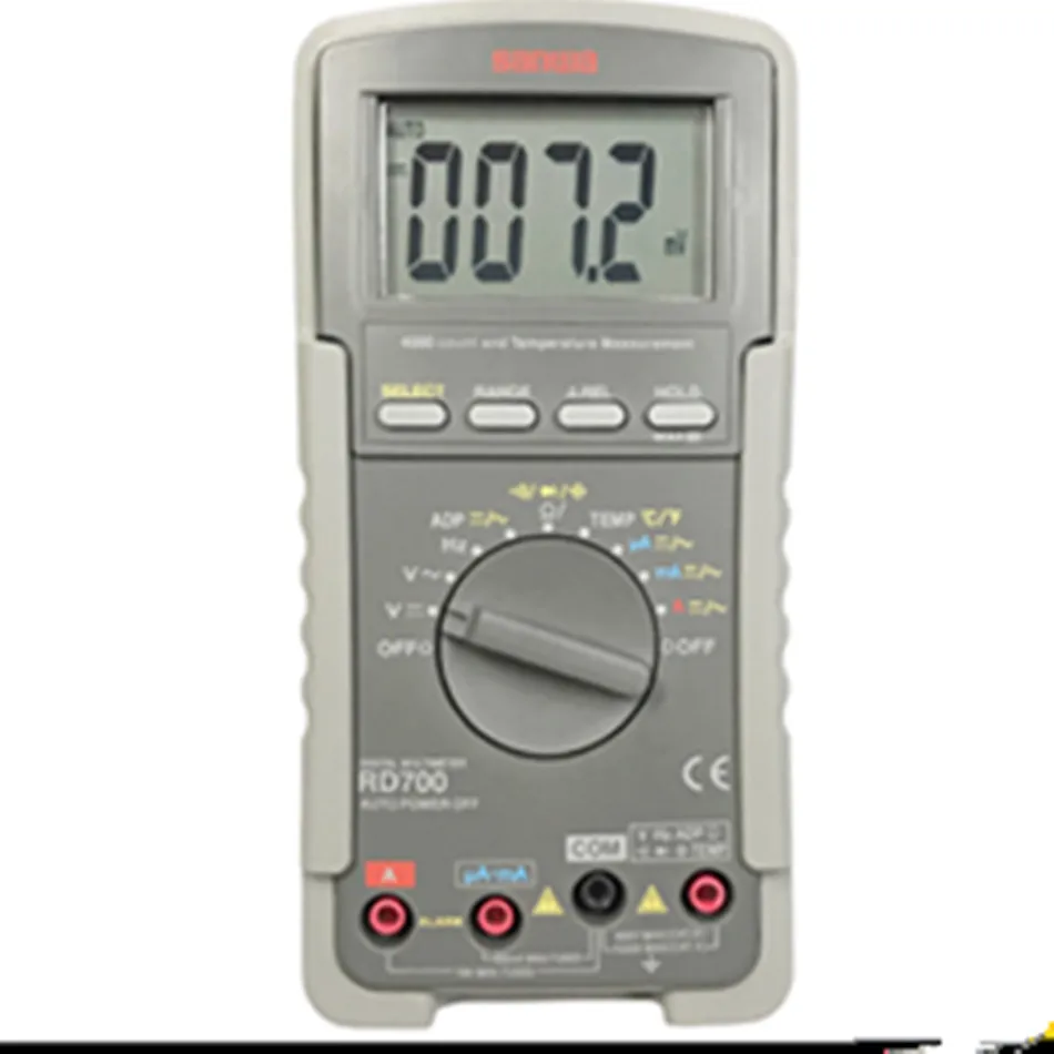 RD700 Digital Multimeters Multifunctional Display 4000 Capacitance Measurement Improper Test Max Recording ADP Function