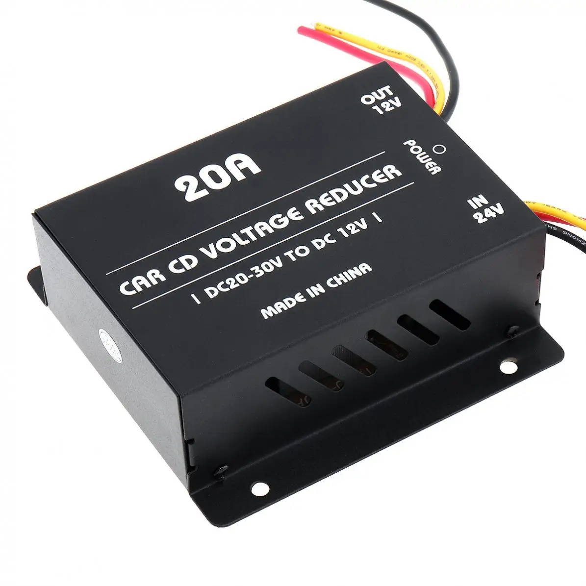 

20A 360W DC 24V to 12V Car Power Converter Electric Inverter Voltage Reducer Step-down Transformer