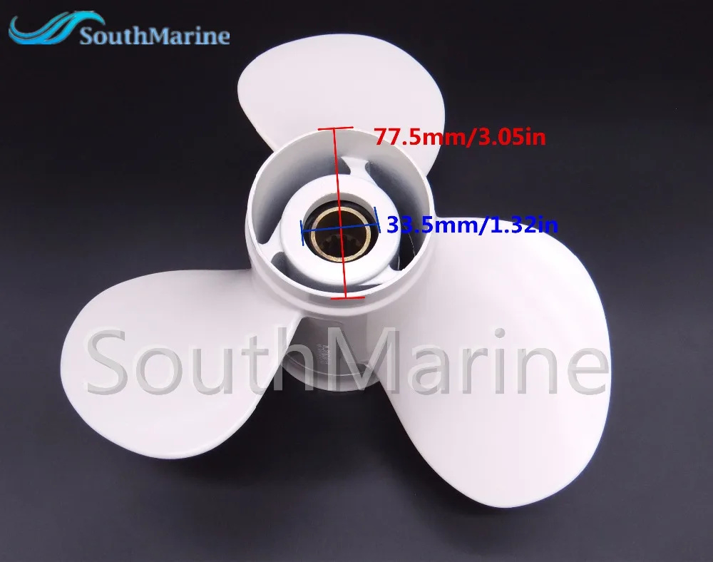 

Outboard Motor T40-04070000 T40-04070000-12 Propeller for Parsun HDX Makara T40 T30 BM T36J T40J F30 F40 F60 11 3/8x12-G