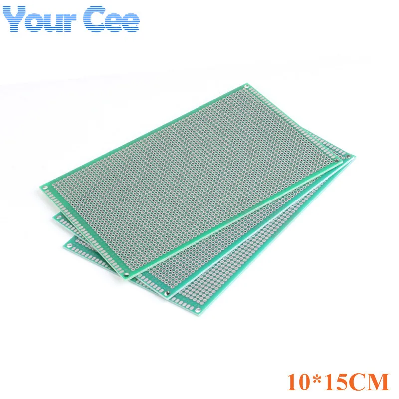 Double Side Prototype Pcb Breadboard Universal Printed Circuit Board 2X8 3X7 4X6 5X7 6X8 7X9 8X12 9X15 10X10 12X18 15X20CM