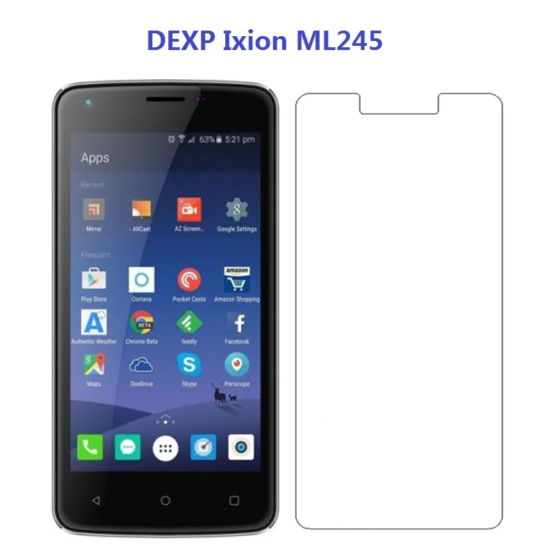 2PCS Explosion-proof Tempered Glass for DEXP Ixion ML245 Electron Screen Protector Case for DEXP Ixion ML245 Electron Phone Film