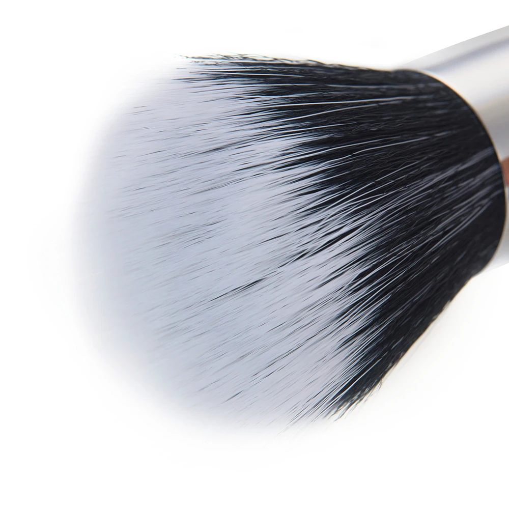 Jessup Single Makeup Brush Duo Fiber High Quality Professional Fiber Hair Wholesale Face Brush Pearlescent Black 1pc 187