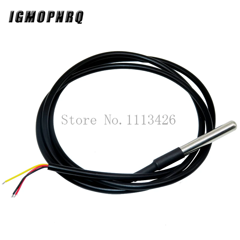 DS1820 Stainless steel package Waterproof DS18b20 temperature probe temperature sensor 18B20 For Arduino