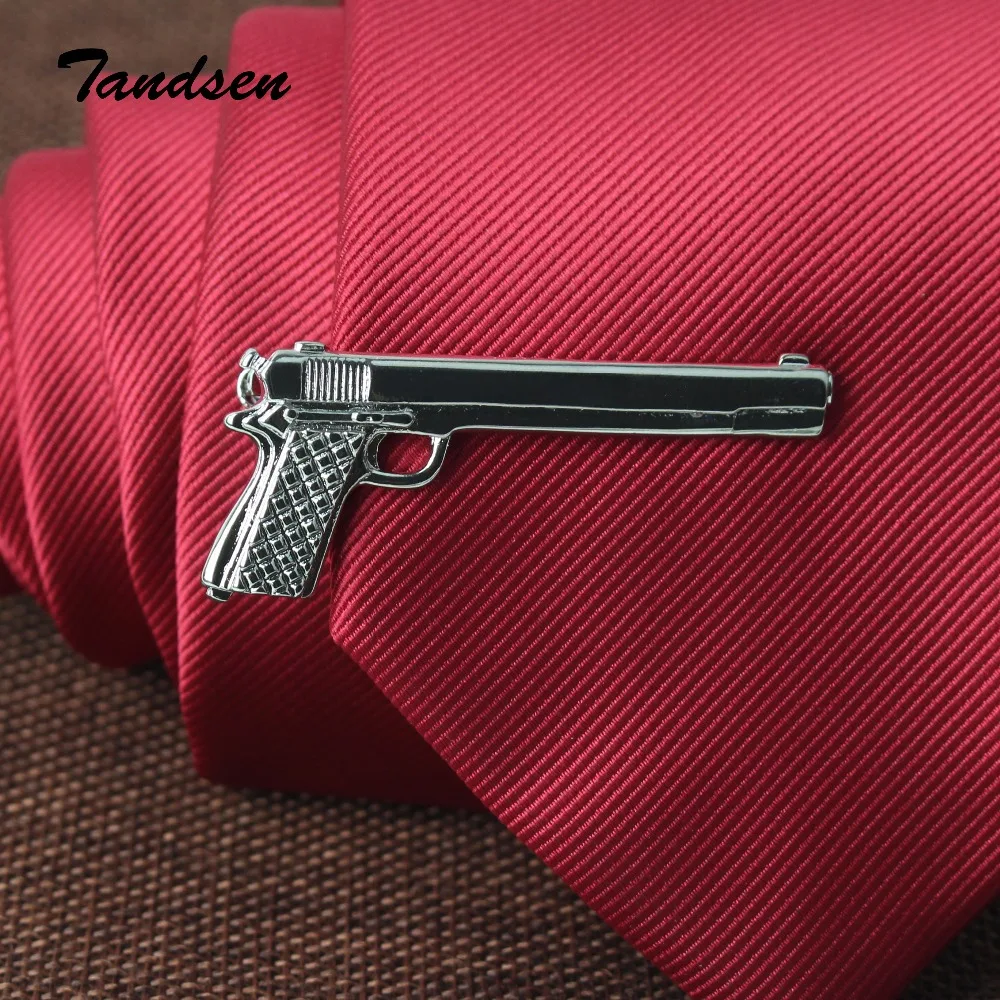 Jewelry Cute Beard Gun Ties Clips Gentlemen Bullet Classy Necktie Tie Bar Clasp Clip Pin