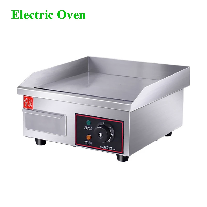 Commercial Electric Grill Barbecue Kitchen BBQ Grill Counter Electrical Stainless Steel Griddle Churrasqueira Eletrica