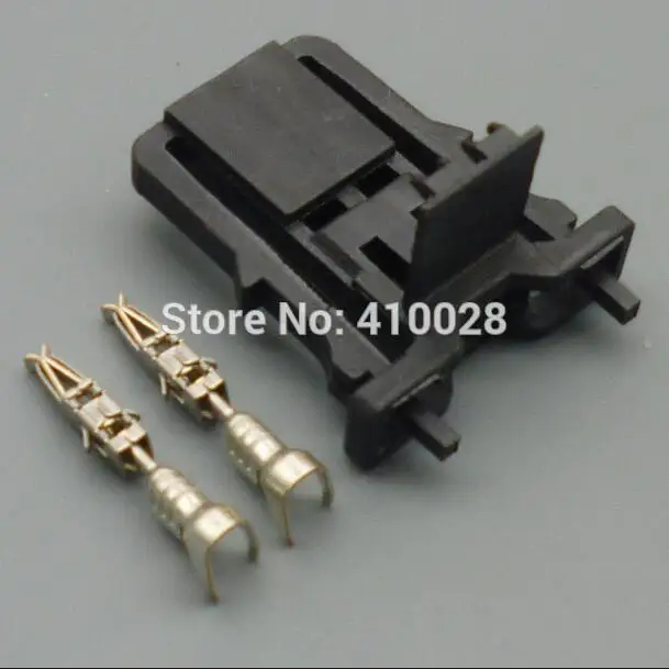 shhworldsea 5/30/100sets kit 3.5mm 2p auto electrical trunk light connector 1J0 971 972  1J0971972