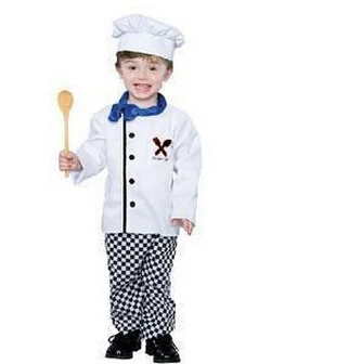 2017 vendita calda i nuovi costumi speciali bambini fotografia ragazzi chef abbigliamento prestazioni abbigliamento Halloween