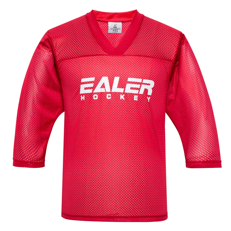 Mesh Ice Hockey Jersey For Training Red