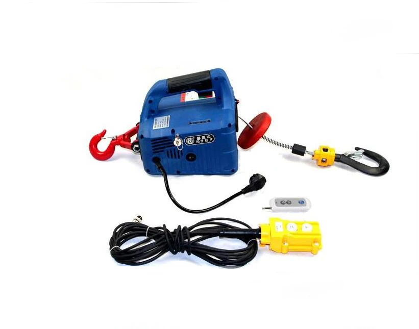 

500KGX7.6M Portable Household Electric Winch Wire/Wireless Control 220V