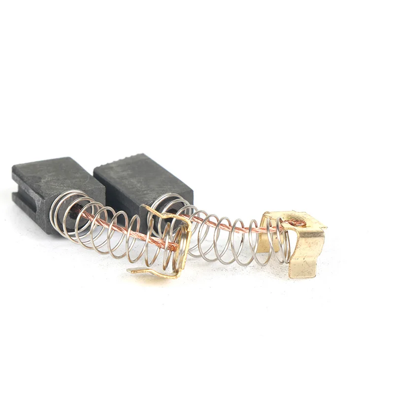 TUNGFULL 6Pcs Mini trapano smerigliatrice elettrica sostituzione spazzole di carbone pezzi di ricambio per motori elettrici parti rotanti 6*9*13.5mm