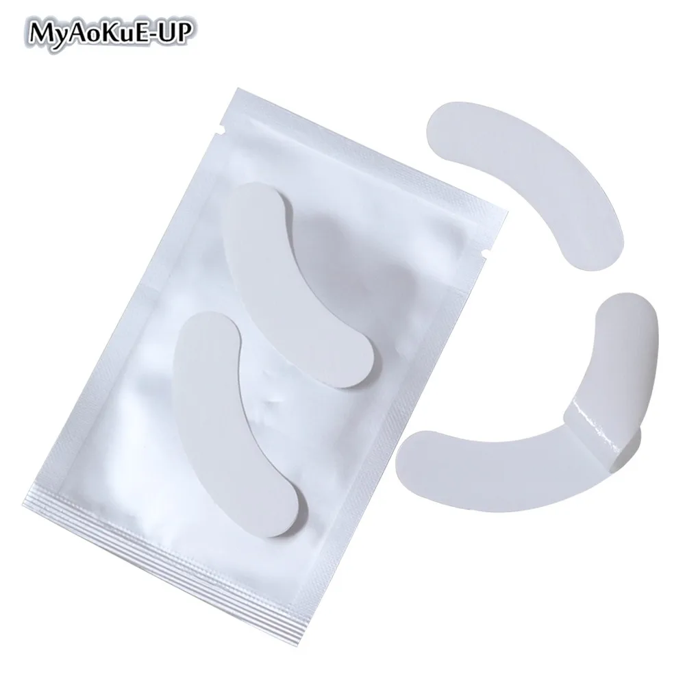 25/50/100/200/500 packs Thin Hydrogel Eye Patches Under Eye Pad Non-waven fabric Eye Paper Patches For Eyelash Extension pad