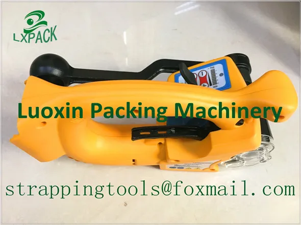 

LX-PACK Lowest factory price Battery Power Strapping machine Electric Plastic battery strapping tool for plastic PET strapping