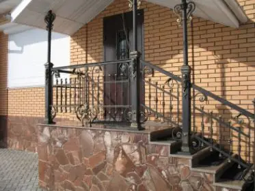 

Hench 100% handmade forged custom designs wrought iron balcony railing