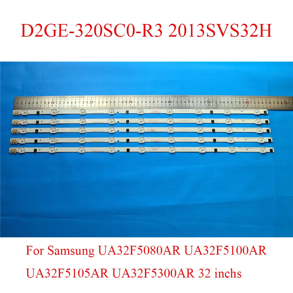 LED Screen Backlight Strip For Samsung UA32F5080AR UA32F5100 F5300 32 inchs TV LED Bars Replacement D2GE-320SC0-R3 25299A 25300A