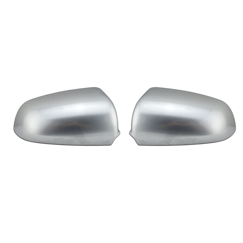 Matt silver Plastic ABS chrome car side mirror cover caps for audi A3 A4 A6