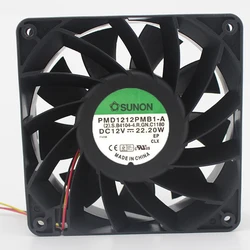 Original 12038 12V 22.20W PMD1212PMB1-A 12CM 4-line large air volume fan