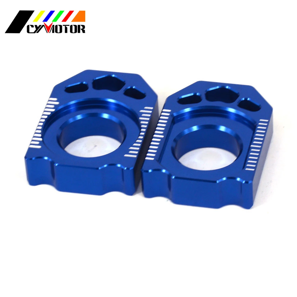 Corrente de bloco de ajuste traseiro cnc para yamaha yz125 yz250 yz250f yz450f yz125x yz250x yz450fx yz250fx wr250f wr450f wr250r wr250x