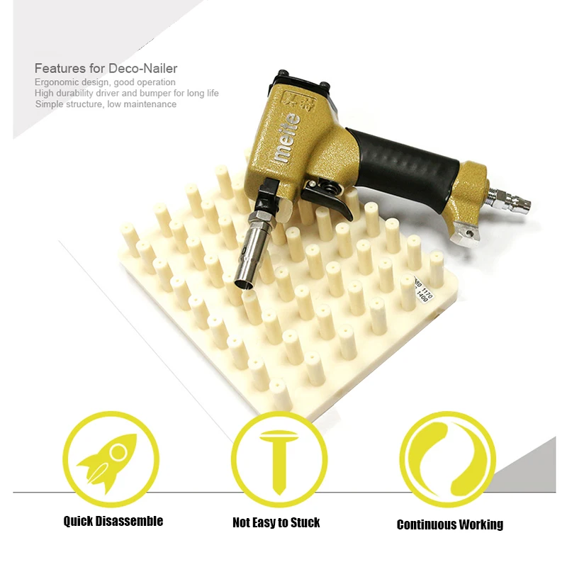 Meite 1170 Pneumatic Pins Gun With 500pcs Thumbtacks 11mm*17mm
