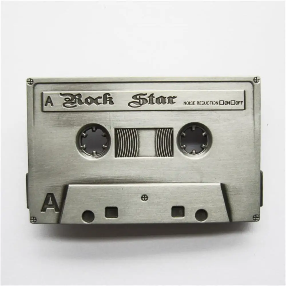 Vintage Style Rock Music Cassette Tape Belt Buckle Gurtelschnalle Boucle de ceinture also Stock in US BUCKLE-MU026