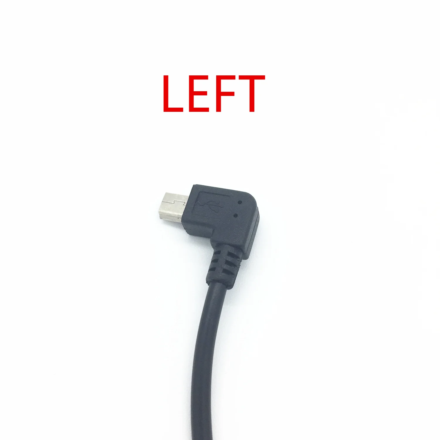  90 Degree Left Angle Mini 5pin USB Male To USB Female Charger Data Adapter Cable