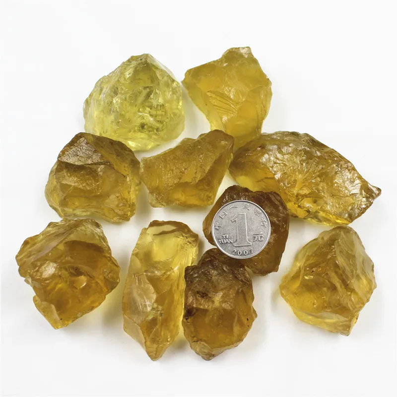 1/4lb Natural citrine crystal quartz stone nunatak sculpture decoration lucky ore energy chakra stones wholesale