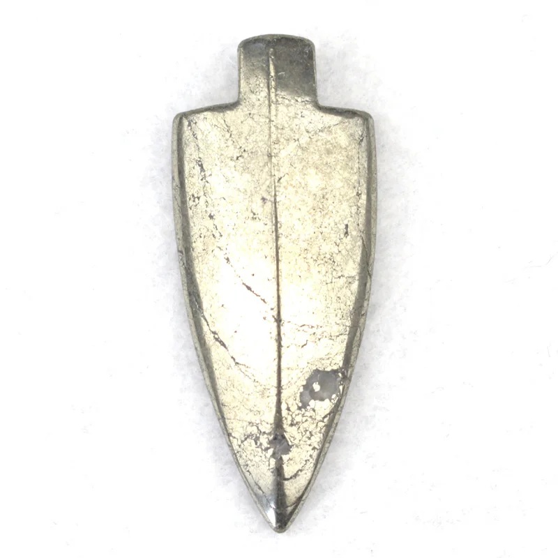 22x52mm Arrow Shape Nautral Pyrite 3 Pendants Natural Stone Diy Loose Beads For Jewelry Making Wholesale !