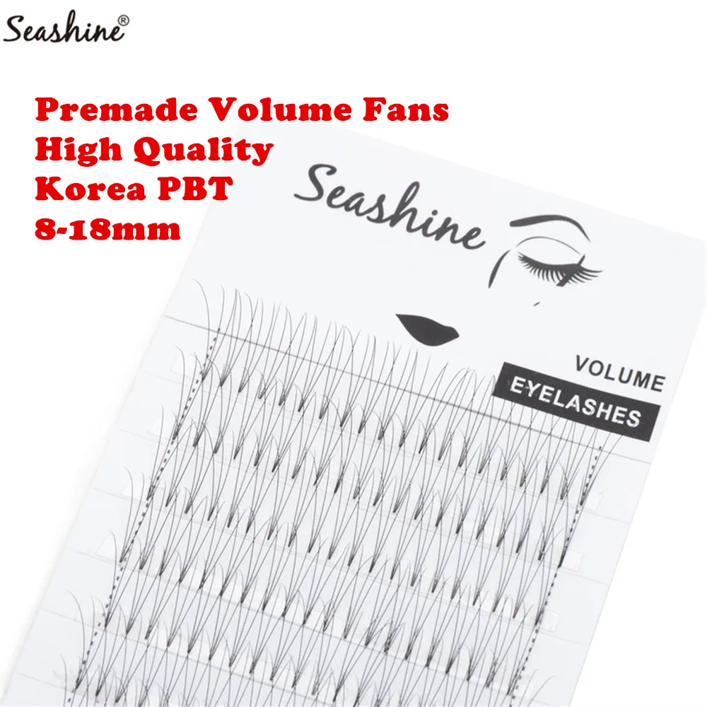 Premade Fans Volume Lash Extension Supplies 8-18mm Short Stem Russian Volume Lash False Eyelash Premade Fans Individual Lashes