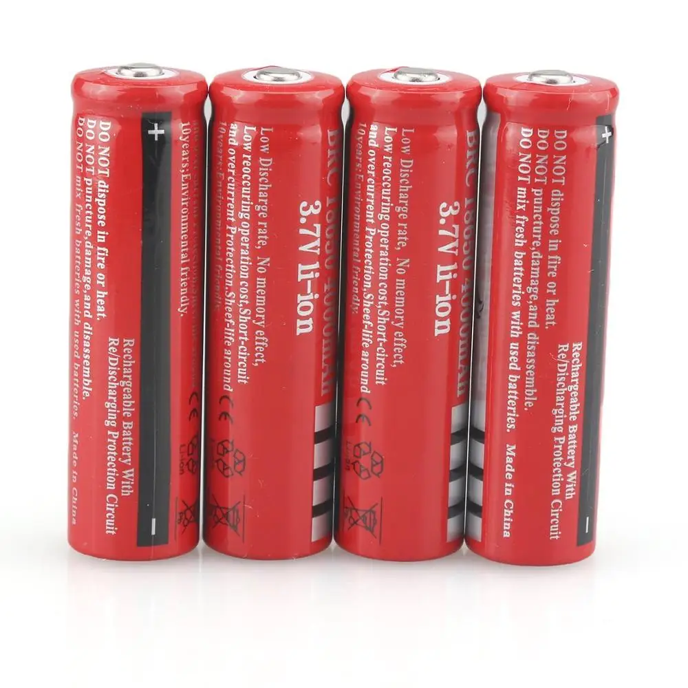 GTF 1 sztuk 3.7V 4000MAH 18650 akumulator 18650 akumulator litowo-jonowy 4000mAh bateria litowa do latarki LED latarka