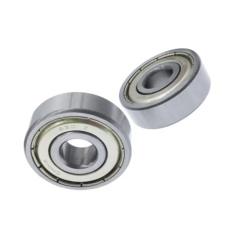 1pcs Bearing 6301ZZ deep groove ball bearings 12*37*12 mm metal sealed bearing carbon steel bearing 6301 image 5