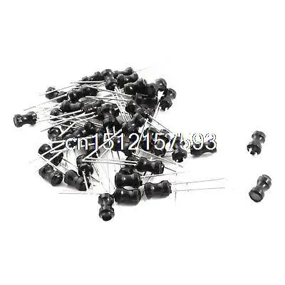 50 Pcs 4.7uH 500mA Radial Lead Coil Choke Inductor 4mm x 6mm