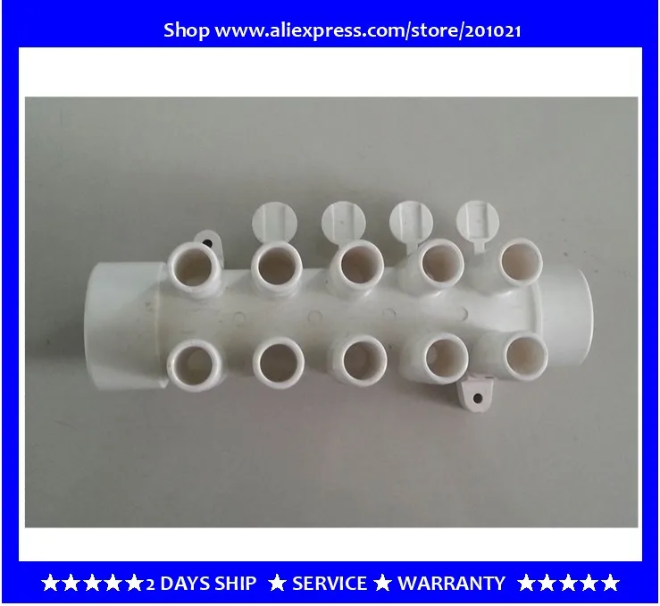 

bathtub and hot tub water distributor Manifold Water massage Part 1.5" Slipx 1.5"spig x (10) 1/2" Slip Ports