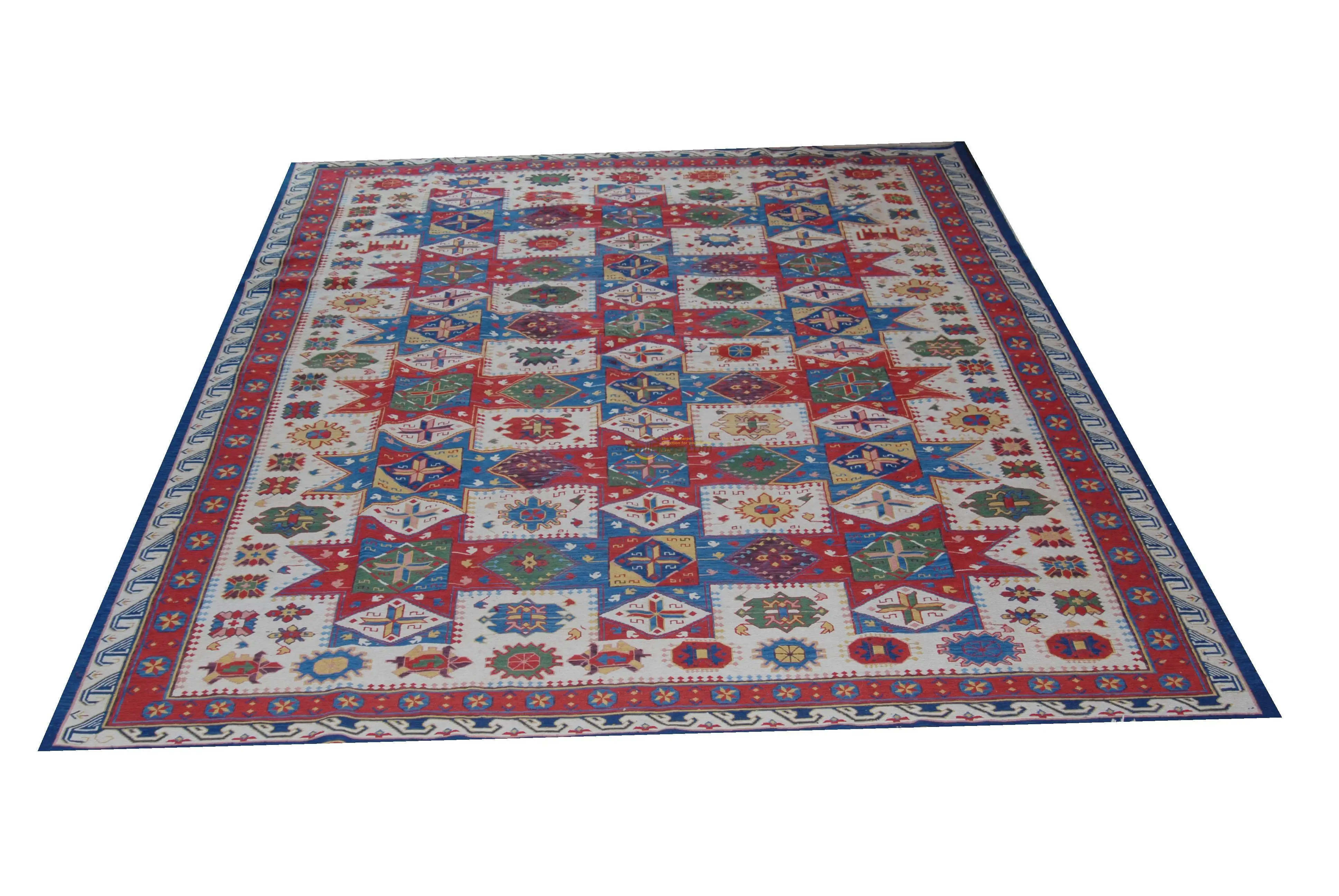 The Craft Of Making Wool By Hand Home Decore Home Decoration Folk Art Wool soumak Rug Carpet