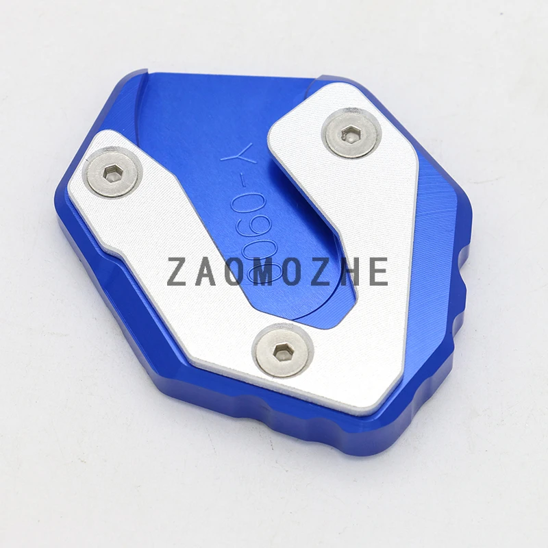 Motorcycle Accessories CNC Side Kickstand Stand Extension Plate For YAMAHA XSR900 Abarth MT-09 MT09 Tracer 900 GT