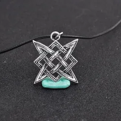 Kinitial 5pcs Antique Slavic Norway Valknut Viking Svarog Pendants Star Rus Amulet Charm Ancient Talisman Jewelry Fit Necklace