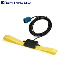 Eightwood DAB/DAB+Antenna per auto Antenna per autoradio Supporto interno in vetro di Fakra C/A Connettore per connettore Alpine Ezi-DAB Alpine